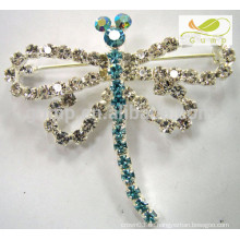 Rhinestone-Libelle Brosche